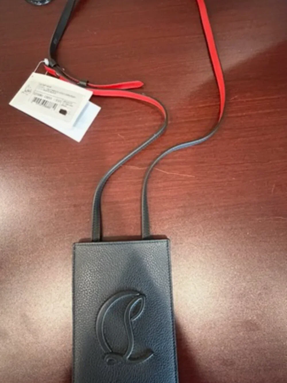 Christian Louboutin leather by my side phone crossbody NWT